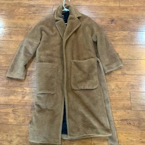 Zara teddy coat. Size XS. Never worn.